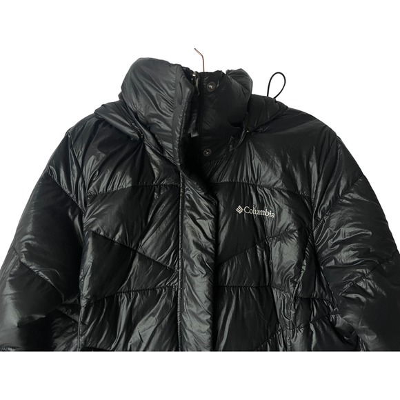 Columbia Women's Peak to Park Black Insulated‎ Hooded Winter Jacket Size M - Picture 2 of 11